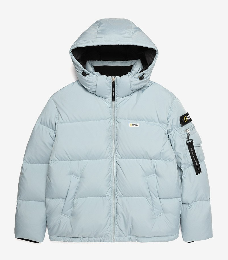 韓國 National Geographic 男款 Short Duck Down Hoodie Jumper【NG1122】
