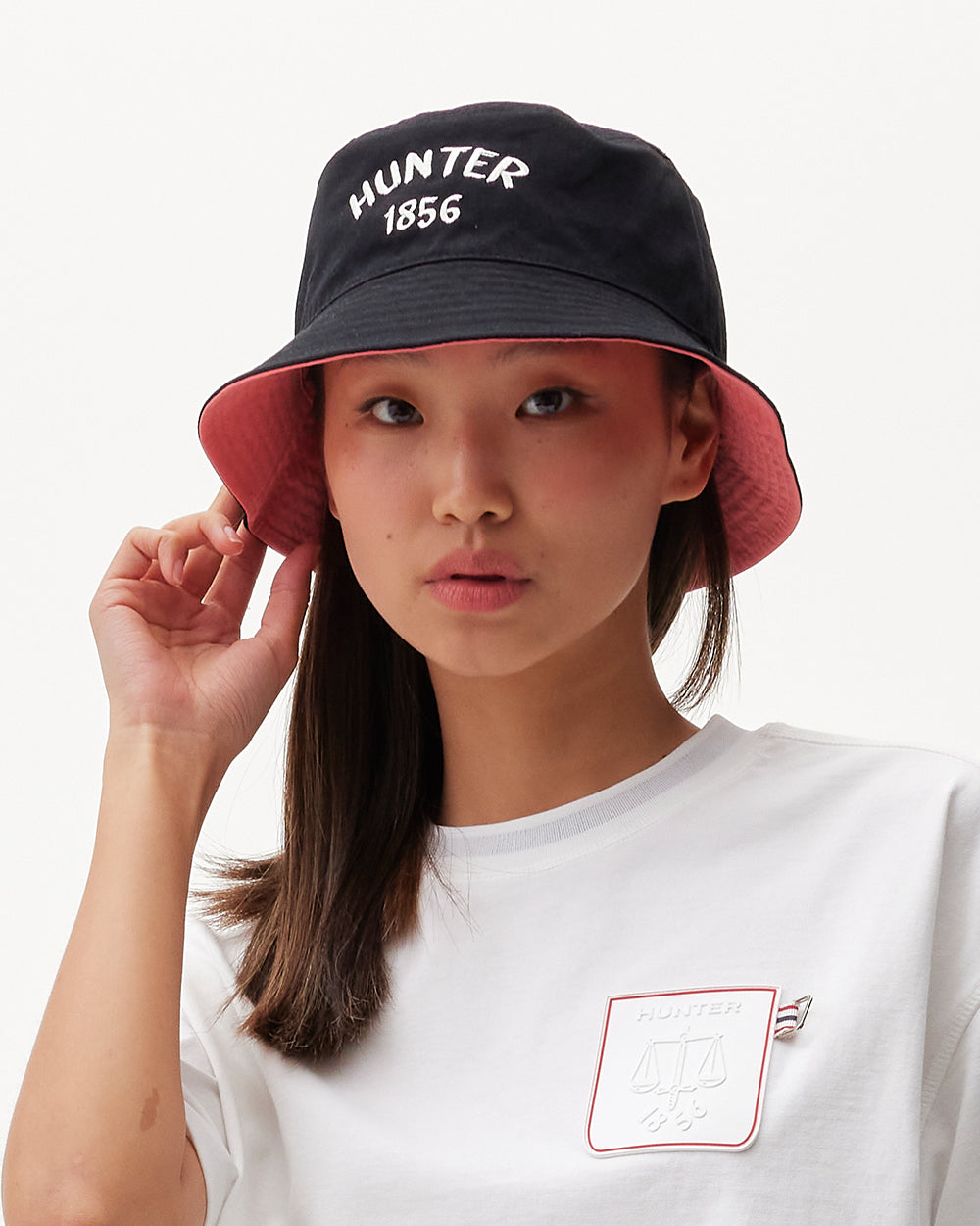 韓國 Hunter Unisex Embroidery 1856 Bucket【HR038】