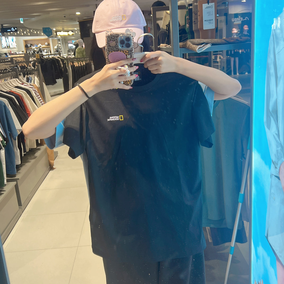 韓國 National Geographic Crow Sorona Cool Touch Short Sleeve T-shirt【NG937】