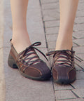 韓國 Rockfish Bliss Heel Laceup Sneakers【RH006】