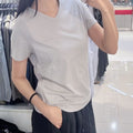 韓國 Snowpeak Ribbed Women's V-Neck Short Sleeve T-Shirt (涼爽毛巾面料)【SN169】