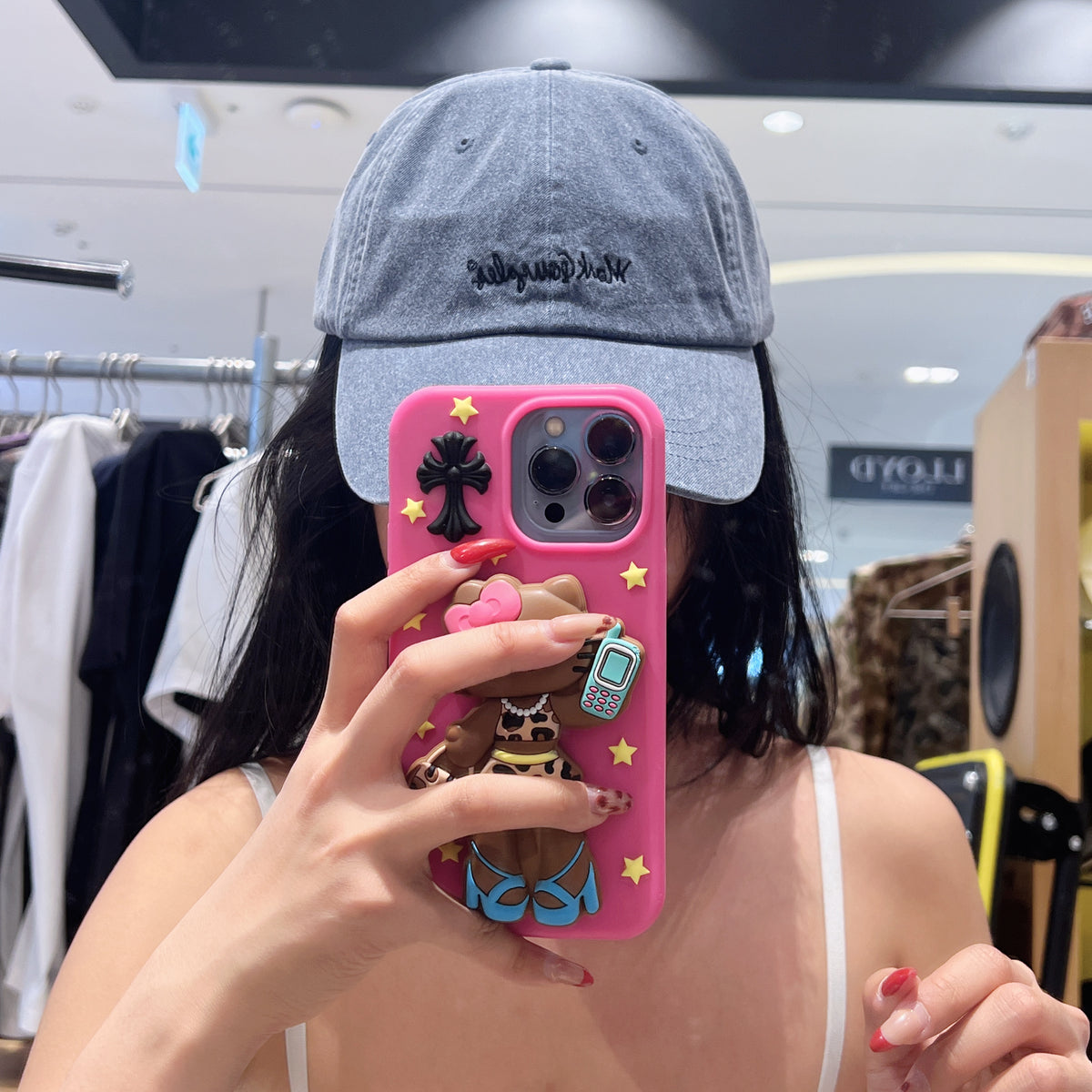韓國 Mark Gonzales Sign Logo Washed Basic Ball Cap【MG276】