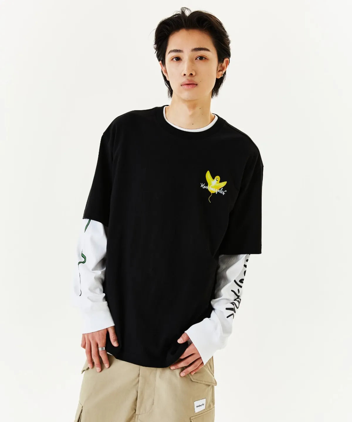 韓國 Mark Gonzales Balloon Angel Graphic T-shirt【MG351】