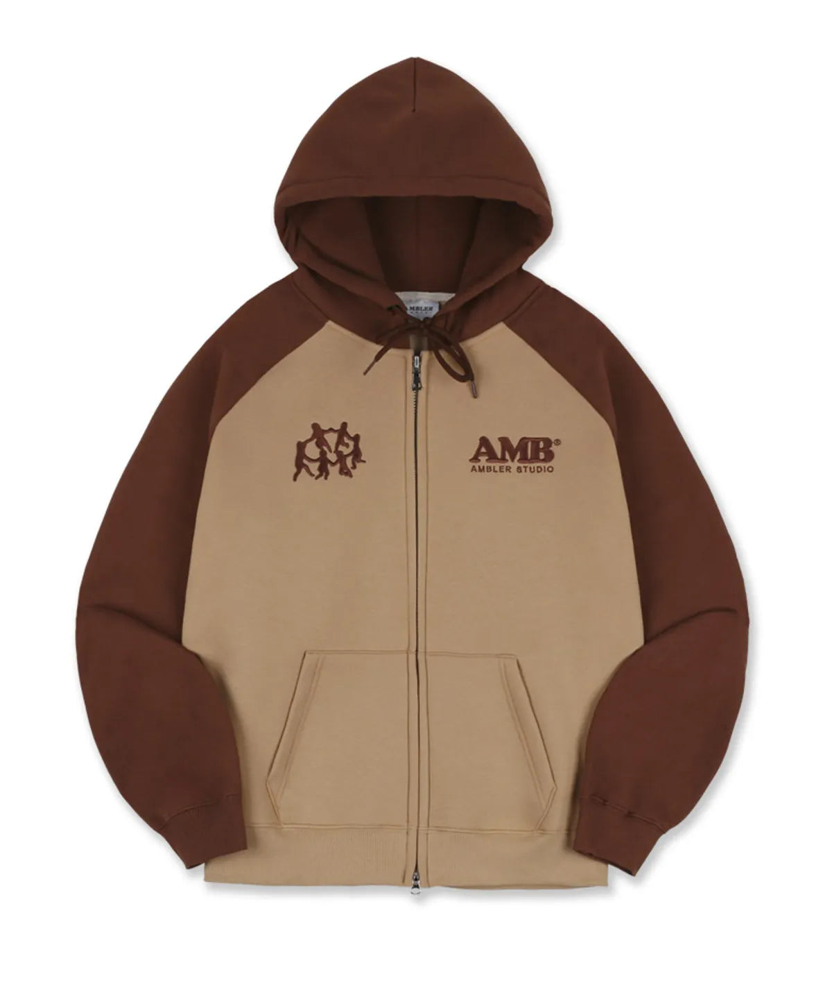 韓國 Ambler Round And Round Raglan Zip-Up Jacket【AR071】