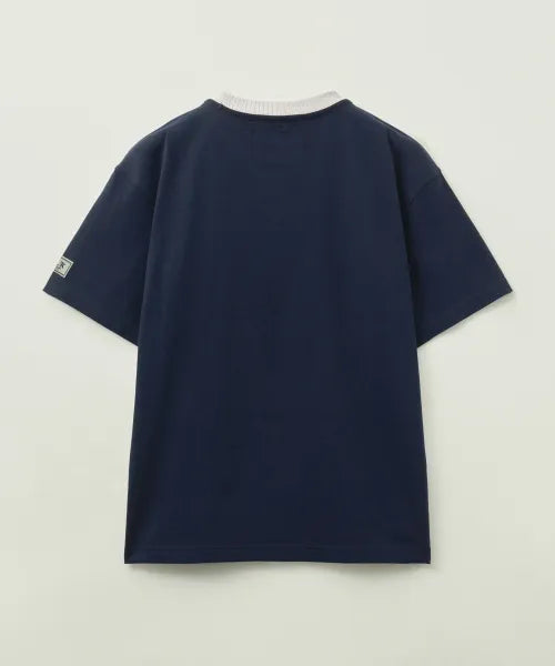 韓國 Satur Setter Logo Embroidered Voyage Short Sleeve T-shirt Art【SR404】