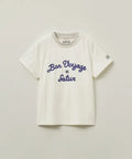 韓國 Satur Setter Logo Embroidered Voyage Short Sleeve T-shirt Art【SR404】