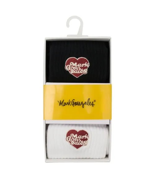 韓國 Mark Gonzales Heart Collection Socks 2-Pack【MG362】