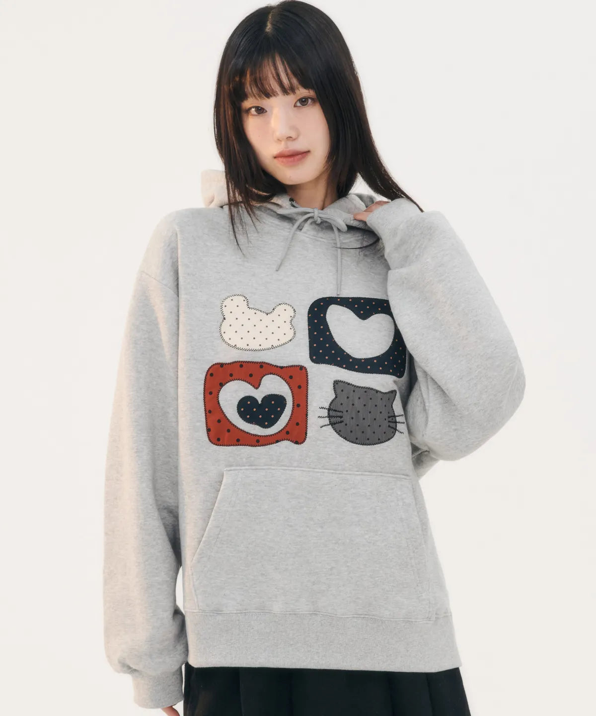 韓國 Ambler Meow Bear Hoodie【AR016】