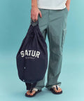 韓國 Satur Canvas Drawstring Bag【SR379】