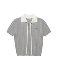 韓國 Wacky Willy Women's Ribbon Collar Short Sleeve Knit【WW174】