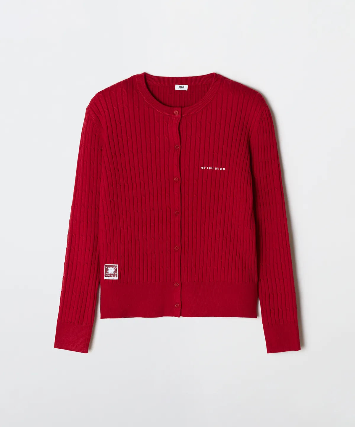 韓國 SPAO Cable Round Neck Cardigan【SP383】