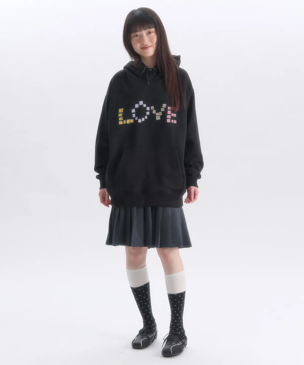 韓國 Ambler Crayon Love Graphic Hoodie【AR172】