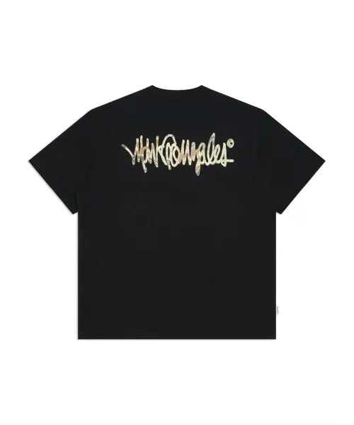 韓國 Mark Gonzales Pattern Next Sign Logo Short Sleeve T-shirt【MG389】
