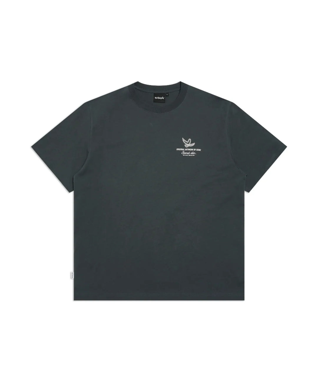 韓國 Mark Gonzales New Angel Logo Typo Short Sleeve T-shirt【MG308】
