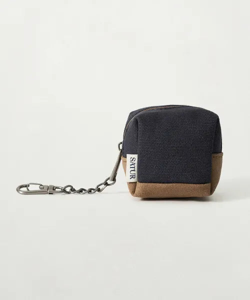 韓國 Satur Canvas Mini Pouch Keyring【SR386】