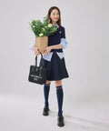 韓國 Satur Classic Buckle Tote Bag【SR381】