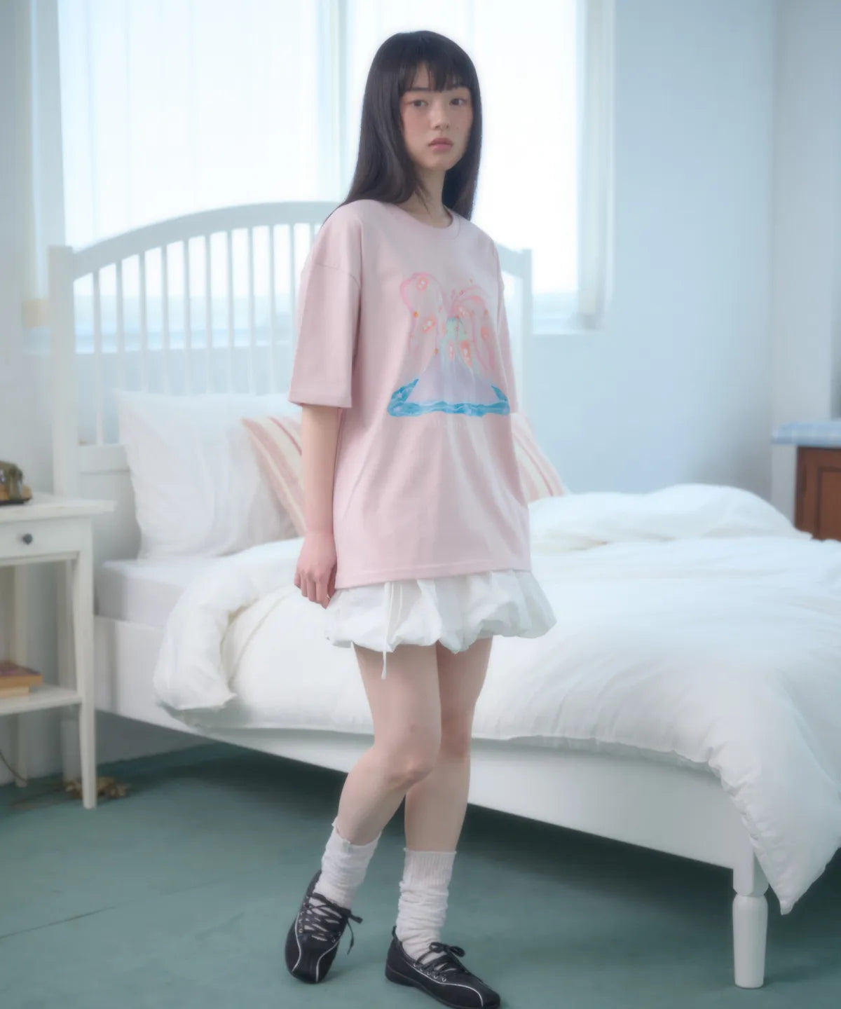 韓國 Ambler The Soft Volcano Tee Graphic Short Sleeve T-shirt【AR182】