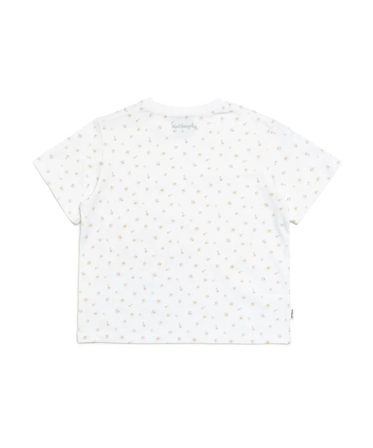 韓國 Mark Gonzales Women's Flower Pattern Crop Short Sleeve T-shirt【MG286】