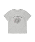韓國 Wacky Willy Women's Big Lily Graphic Short Sleeve T-shirt【WW171】