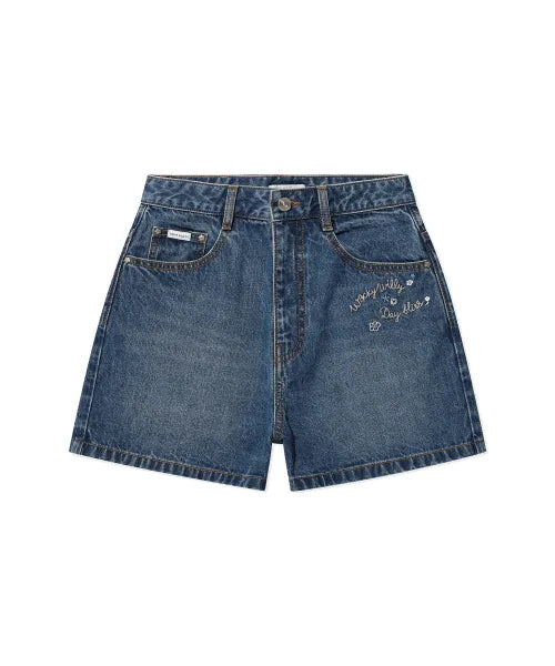 韓國 Wacky Willy Women's Half-length Denim Shorts【WW273】