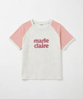 韓國 Marie Claire Colorblock Patch Raglan T-Shirt【SC655】