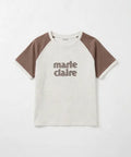 韓國 Marie Claire Colorblock Patch Raglan T-Shirt【SC655】
