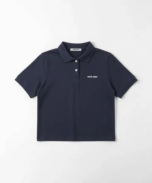 韓國 Marie Claire Origin Logo Pique Polo-T-Shirt【SC658】