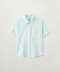 韓國 Satur (W) Rolled-up Half Shirt【SR415】