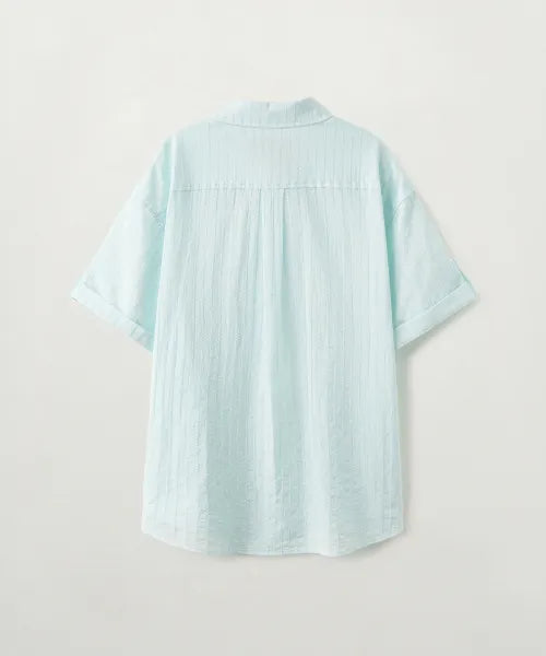 韓國 Satur Rolled-up Half Shirt【SR401】