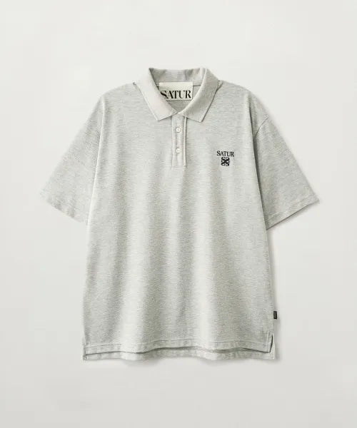 韓國 Satur Lauren Piqué Polo Short Sleeve T-shirt【SR402】