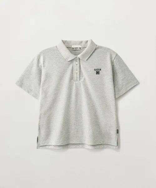 韓國 Satur (W) Lauren Piqué Polo Short Sleeve T-shirt【SR411】