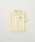 韓國 Satur (W) Collared Half Knit Cardigan【SR406】