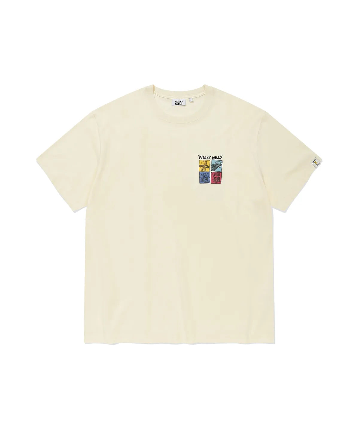 韓國 Wacky Willy 8-Cut Graphic Short Sleeve T-Shirt【WW260】