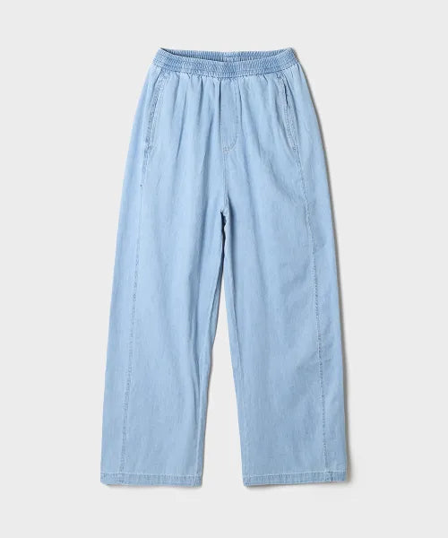 韓國 SPAO Women's Wide Elastic Waist Pants【SP445】