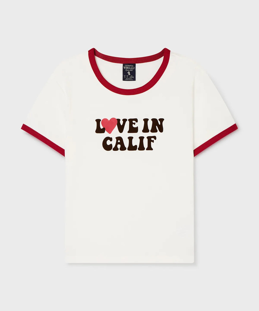 韓國 WhoAU Letter Ringer T-Shirt【WA347】