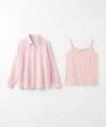 韓國 Marie Claire Origin Logo Shirt And Tank Top Set【SC654】