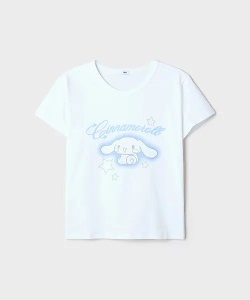 韓國 SPAO Sanrio Characters Slim Fit Short Sleeve T-shirt【SP453】