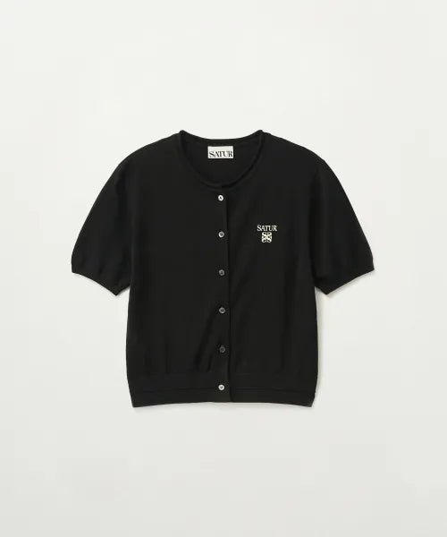 韓國 Satur (W) Fine Half Crewneck Cardigan【SR407】