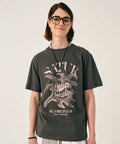 韓國 Satur Sun Retro Graphic Short Sleeve T-shirt【SR405】