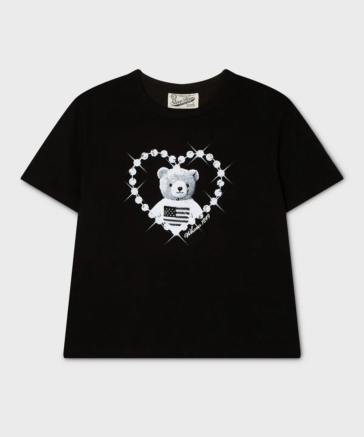 韓國 WhoAU Steve in Love T-shirt【WA346】