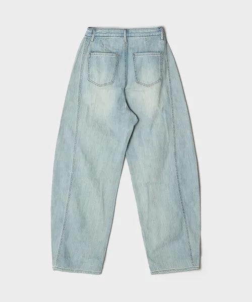 韓國 SPAO Women's Balloon Wide Jeans【SP447】