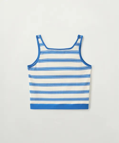 韓國 Satur (W) Square Neck Striped Sleeveless【SR417】