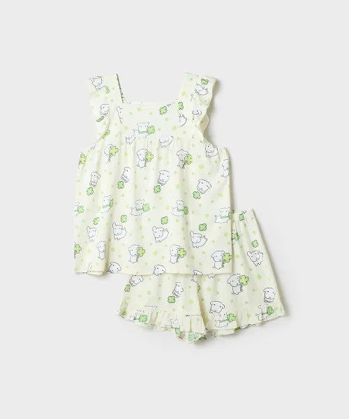 韓國 SPAO Frill Sleeveless Pajamas【SP442】