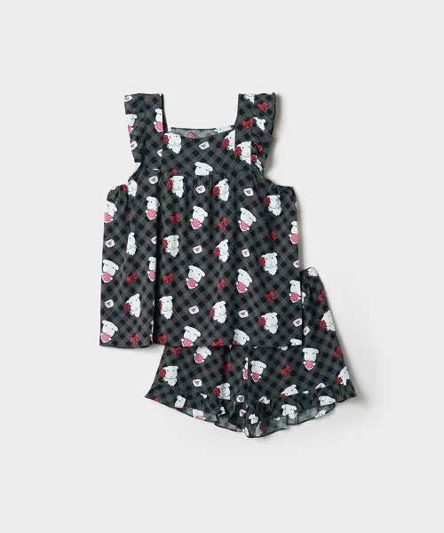 韓國 SPAO Frill Sleeveless Pajamas【SP442】