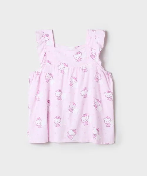 韓國 SPAO Twinkle Frill Sleeveless Pajamas【SP441】