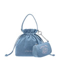 韓國 Wacky Willy Women's Denim Pouch Set【WW268】