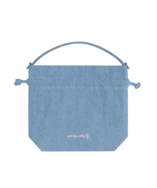 韓國 Wacky Willy Women's Denim Pouch Set【WW268】