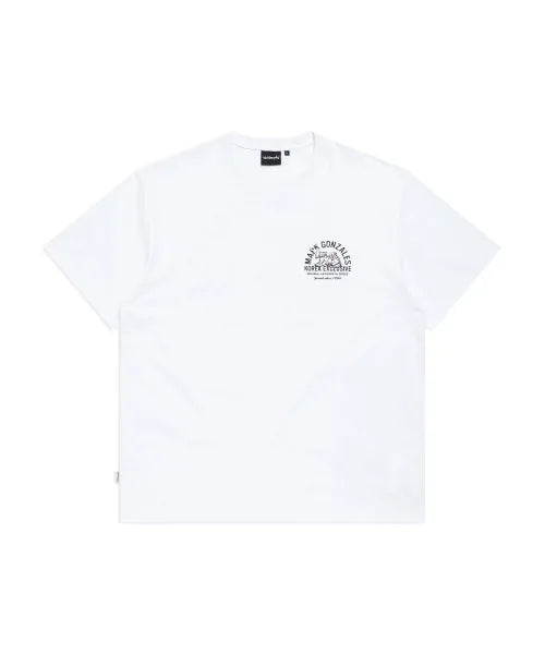 韓國 Mark Gonzales Korea Edition Smoking Tiger Short Sleeve T-shirt【MG354】