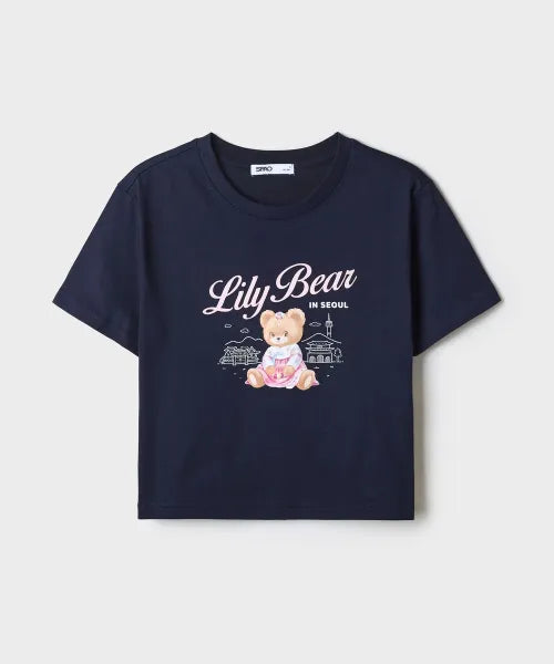 韓國 SPAO Lily Hanbok Short Sleeve T-shirt【SP476】
