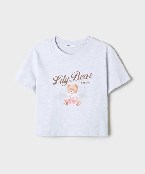 韓國 SPAO Lily Hanbok Short Sleeve T-shirt【SP476】